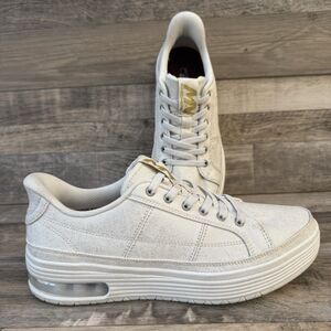 Skechers Women's Mark Nason Alpha Cup - Loey White Casual Sneakers Mesh Shoes 10
